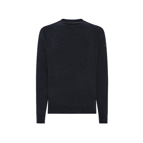 RRD Maglia Maglia Uomo Velvet Rave Round Knit Blu - Francavilla Moda